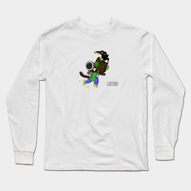 Mewcio - Katsuwatch Long Sleeve T-Shirt by dillongoo